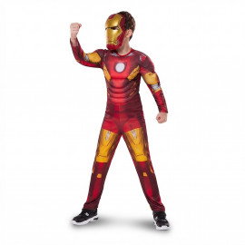 Dětský kostým Svalnatý Iron man s maskou 110-122 M