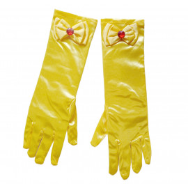 Souprava Žlutá pelerína se šperky a rukavicemi 10ks