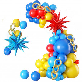 Velká sada balónků na girlandu Chain Star 70ks