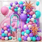 Velká sada balónků na girlandu Beauty Pink 70ks