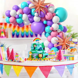 Velká sada balónků na girlandu Beauty Pink 70ks