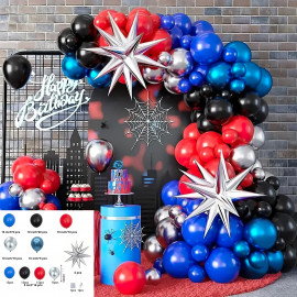 Velká sada balónků na girlandu Spider collection 70ks