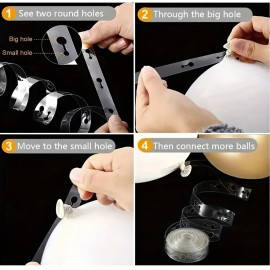 Velká sada balónků na girlandu Spider collection 70ks