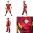 Dětský kostým Svalnatý Iron man s maskou 98-110 S