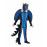 Dětský kostým Modrý drak s maskou 134-146 XL