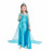 Dětský kostým ELSA premium s vlečkou a doplňky 98-104 S
