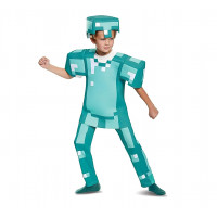 Dětský kostým Minecraft Steve diamantový 116-122 M
