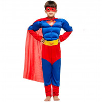 Dětský kostým Svalnatý Superman 122-134 L