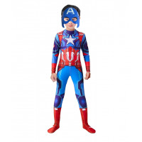 Dětský kostým Superhrdina Kapitán Amerika s maskou 110-122 M