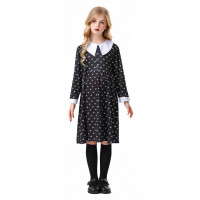 Dětský kostým Wednesday Elegant 122-134 L