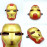 Iron man červeno-zlatá maska