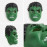 Hulk Avengers zelená maska