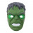 Hulk svítící maska zelená