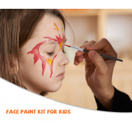 Dětská sada barev na obličej a tělo METALIC 10ks