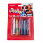 Dětská sada barev na obličej v tužce basic 6ks