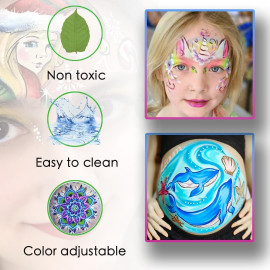 Dětská sada Tyčinky na obličej a tělo 12ks