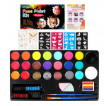 Velká sada barev na obličej a vlasy s doplňky Luxury 102ks