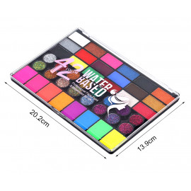 Velká dětská karnevalová sada barev na obličej a tělo 42ks