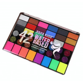 Velká dětská karnevalová sada barev na obličej a tělo 42ks