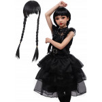 Dětský kostým Wednesday s parukou 122-134 L