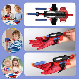 Dětský kostým Spiderman s vystřelovákem 98-110 S Dětský kostým Spiderman s vystřelovákem 98-110 S