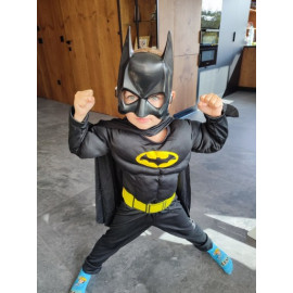 Dětský kostým Svalnatý Batman s maskou 116-122 M