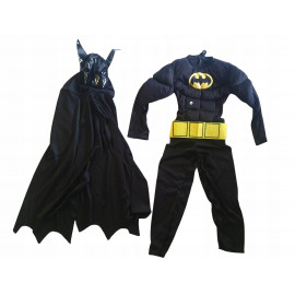 Dětský kostým Svalnatý Batman s maskou 122-128 L