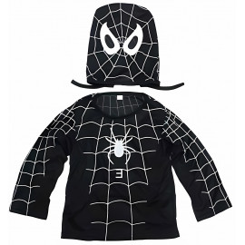 Dětský kostým Spiderman černý 122-134 L