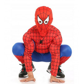 Dětský kostým Svalnatý Spiderman 122-134 L