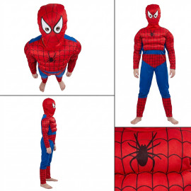 Dětský kostým Svalnatý Spiderman 122-134 L