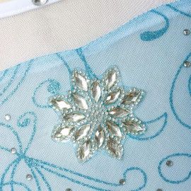 Dětský kostým ELSA star s doplňky 134-146 XL