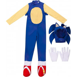 Dětský kostým Sonic s maskou a rukavicemi 122-128 M