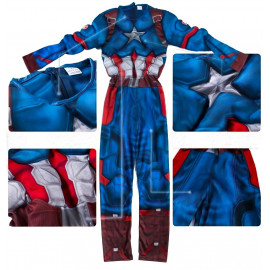 Dětský kostým Svalnatý Kapitán Amerika 122-134 L