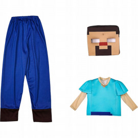 Dětský kostým Minecraft Steve 116-122 M Dětský kostým Minecraft Steve 116-122 M