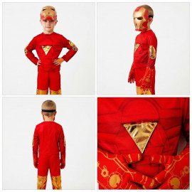 Dětský kostým Iron man s maskou a rukavicemi 122-134 L