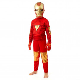 Dětský kostým Iron man s maskou a rukavicemi 122-134 L