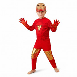 Dětský kostým Iron man s maskou a rukavicemi 122-134 L