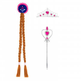 Dětský kostým ANNA Frozen s doplňky 98-104 S