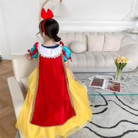 Dětský kostým Sněhurka s rukávky 116-122 M