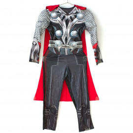 Dětský kostým Svalnatý Thor s pláštěm 98-110 S