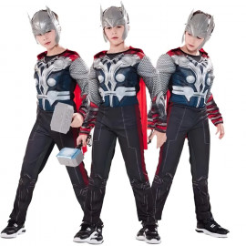 Dětský kostým Svalnatý Thor s pláštěm 98-110 S