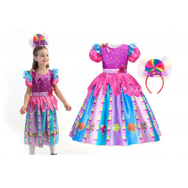 Dětský kostým Lízátko s čelenkou 110-122 M Dětský kostým Lízátko s čelenkou 110-122 M