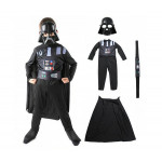 Dětský kostým Star wars Darth Vader s doplňky 122-134 L