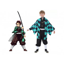 Dětský kostým Demon Slayer Tanjiro Kamado 152-158 M Dětský kostým Demon Slayer Tanjiro Kamado 152-158 M