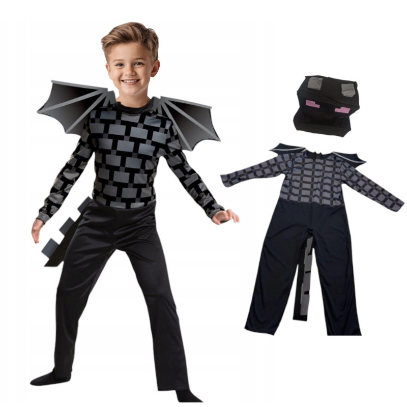 Dětský kostým Minecraft Ender Dragon 128-134 L