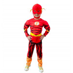 Dětský kostým Svalnatý Flash s maskou 122 - 134 L