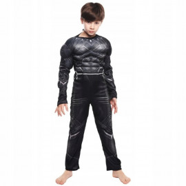 Dětský kostým Svalnatý Černý panter 122-134 L Dětský kostým Svalnatý Černý panter 122-134 L