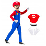 Dětský kostým Super Mario Mario 110-122 M