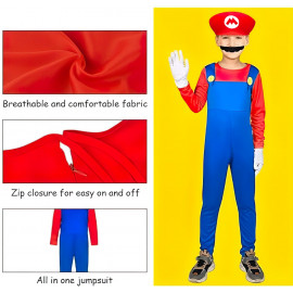 Dětský kostým Super Mario Mario 122-134 L Dětský kostým Super Mario Mario 122-134 L