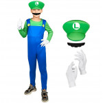 Dětský kostým Super Mario Luigi 110-122 M